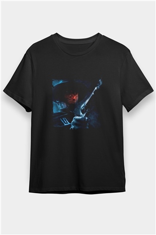 Clint Eastwood Baskılı Unisex Siyah Tişört