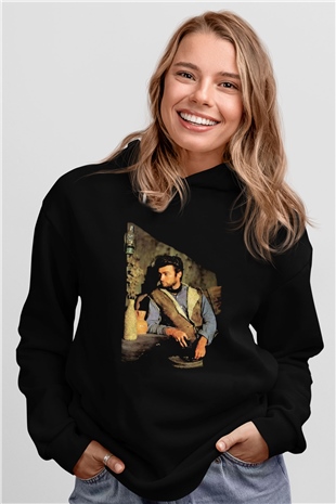 Clint Eastwood Siyah Unisex Hoodie