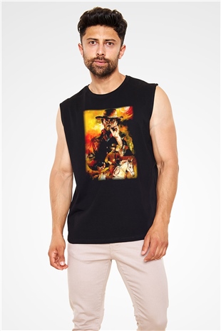 Clint Eastwood Siyah Unisex Kolsuz Tişört