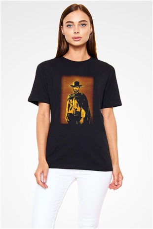 Clint Eastwood Siyah Unisex Tişört T-Shirt - TişörtFabrikası
