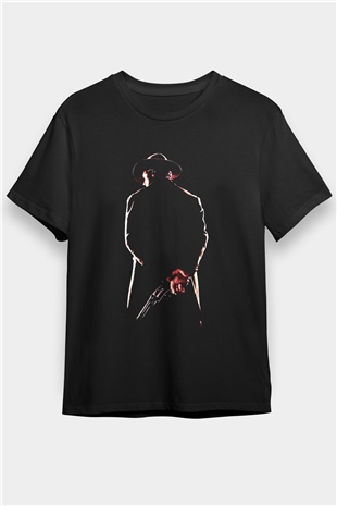 Clint Eastwood Siyah Unisex Tişört T-Shirt - TişörtFabrikası