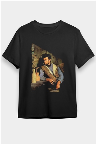 Clint Eastwood Siyah Unisex Tişört T-Shirt - TişörtFabrikası