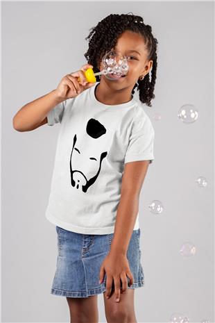 Clubber Baskılı Beyaz Unisex Beyaz Çocuk Tişört - Tshirt