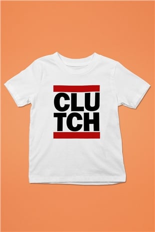 Clutch Beyaz Unisex Çocuk Tişört
