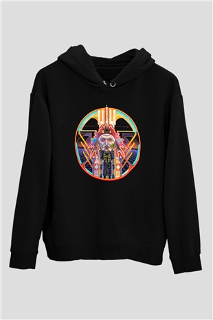 Clutch Siyah Unisex Hoodie