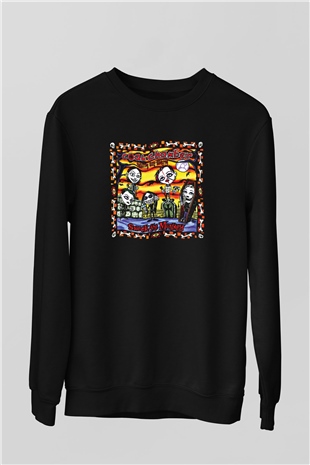 Coal Chamber Baskılı Unisex Siyah Sweatshirt