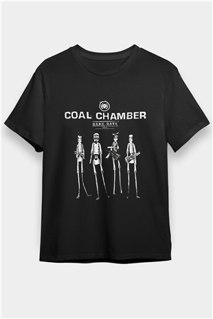 Coal Chamber Baskılı Unisex Siyah Tişört