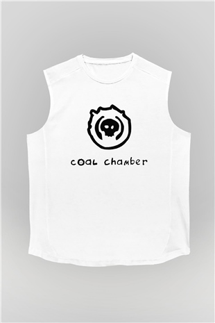 Coal Chamber Beyaz Unisex Kolsuz Tişört