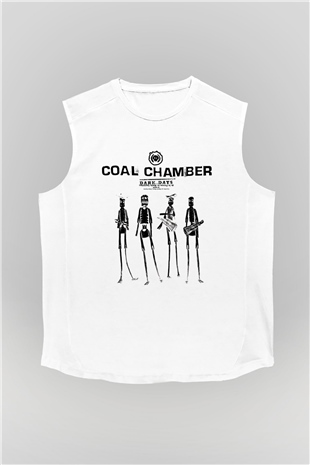 Coal Chamber Beyaz Unisex Kolsuz Tişört