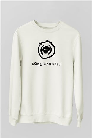 Coal Chamber Beyaz Unisex Sweatshirt