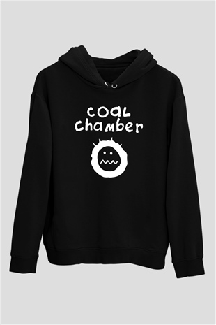 Coal Chamber Siyah Unisex Kapüşonlu Sweatshirt