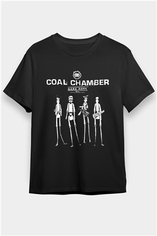 Coal Chamber Siyah Unisex Tişört T-Shirt - TişörtFabrikası