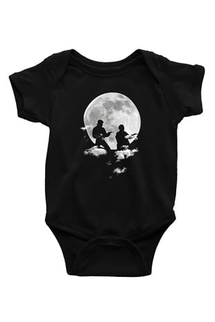 Cobra Kai Baskılı Unisex Siyah Bebek Body - Zıbın