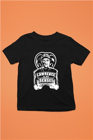 Cobra Kai Baskılı Unisex Siyah Çocuk Tişört - Tshirt
