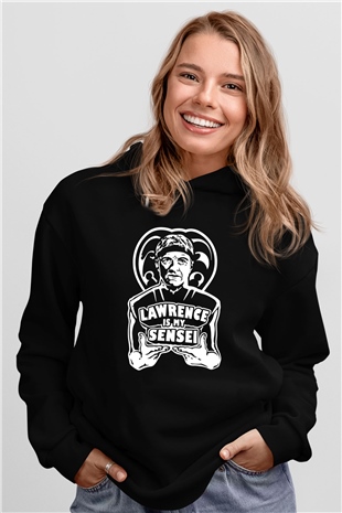 Cobra Kai Baskılı Unisex Siyah Hoodie