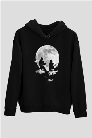 Cobra Kai Baskılı Unisex Siyah Hoodie