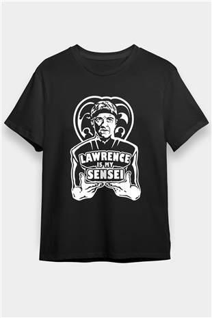 Cobra Kai Baskılı Unisex Siyah Tişört - Tshirt