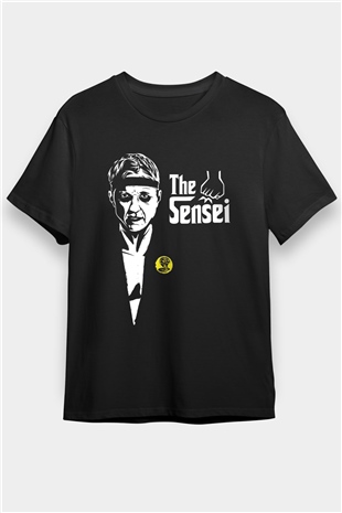 Cobra Kai Baskılı Unisex Siyah Tişört - Tshirt