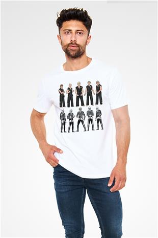 Cobra Kai Unisex Baskılı Beyaz Tişört - Tshirt