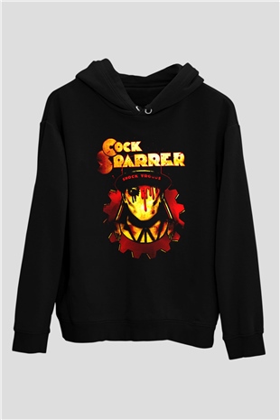 Cock Sparrer Siyah Unisex Kapüşonlu Sweatshirt