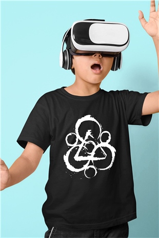 Coheed and Cambria Baskılı Siyah Unisex Çocuk Tişört