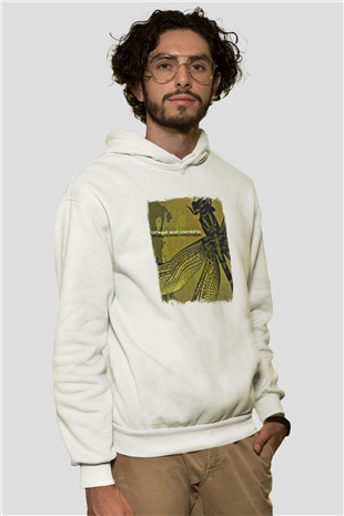 Coheed and Cambria Baskılı Unisex Beyaz Hoodie