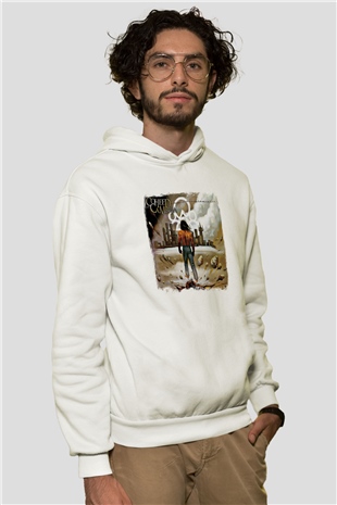 Coheed and Cambria Baskılı Unisex Beyaz Hoodie