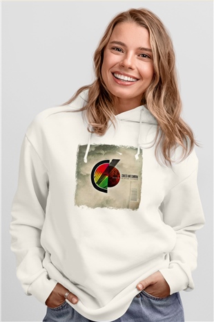 Coheed and Cambria Baskılı Unisex Beyaz Hoodie