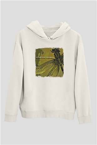 Coheed and Cambria Baskılı Unisex Beyaz Hoodie