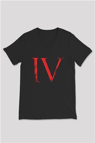 Coheed and Cambria Baskılı Unisex Siyah V Yaka Tişört
