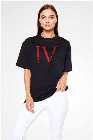 Coheed and Cambria Baskılı Unisex Siyah Oversize Tişört