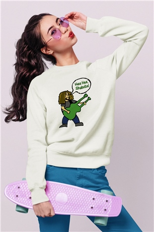 Coheed and Cambria Beyaz Unisex Sweatshirt