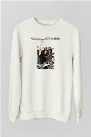 Coheed and Cambria Beyaz Unisex Sweatshirt