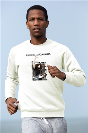 Coheed and Cambria Beyaz Unisex Sweatshirt