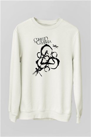 Coheed and Cambria Beyaz Unisex Sweatshirt