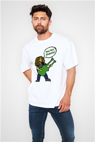 Coheed and Cambria Beyaz Oversize Tişört Oversize T-shirt - TişörtFabrikası