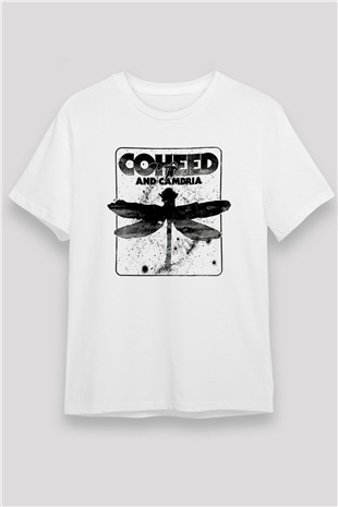 Coheed and Cambria Beyaz Unisex Tişört T-Shirt - TişörtFabrikası