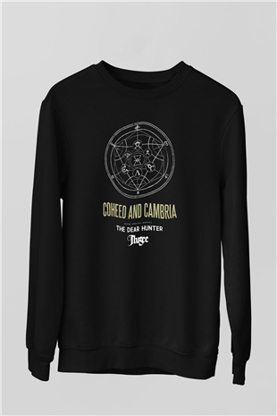 Coheed and Cambria Siyah Unisex Sweatshirt
