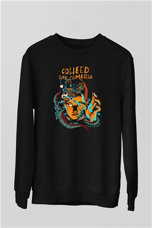 Coheed and Cambria Siyah Unisex Sweatshirt