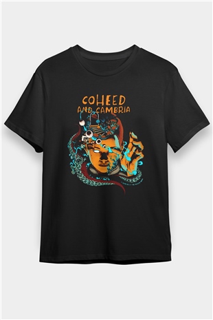 Coheed and Cambria Siyah Unisex Tişört T-Shirt - TişörtFabrikası