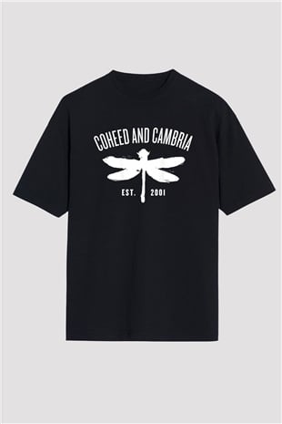 Coheed and Cambria Siyah Oversize Tişört Oversize T-shirt - TişörtFabrikası
