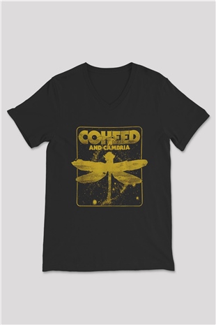 Coheed and Cambria Siyah Unisex V Yaka Tişört