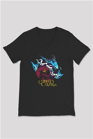 Coheed and Cambria Siyah Unisex V Yaka Tişört