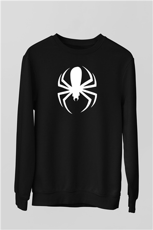 Cold Baskılı Unisex Siyah Sweatshirt