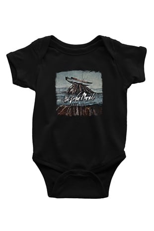 Color Morale Baskılı Unisex Siyah Bebek Body - Zıbın