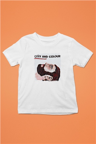 Color of Violence Baskılı Unisex Beyaz Çocuk Tişört
