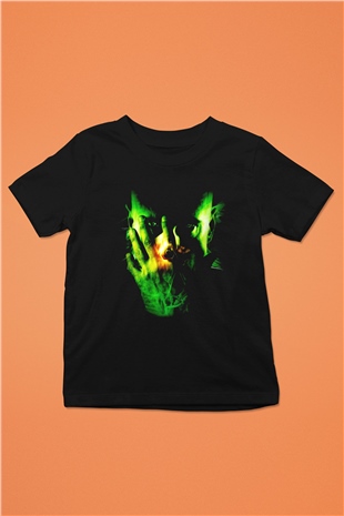 Command and Conquer Baskılı Siyah Unisex Çocuk Tişört