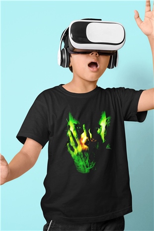 Command and Conquer Baskılı Siyah Unisex Çocuk Tişört