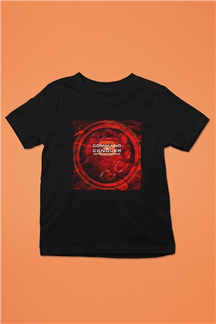 Command and Conquer Siyah Unisex Çocuk Tişört