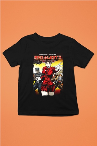 Command and Conquer Siyah Unisex Çocuk Tişört